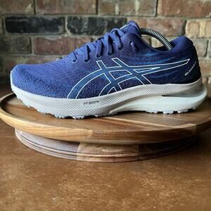 Asics Womens Gel Kayano 29 Blue Road Running Shoes Sneakers Size 7.5 Wide